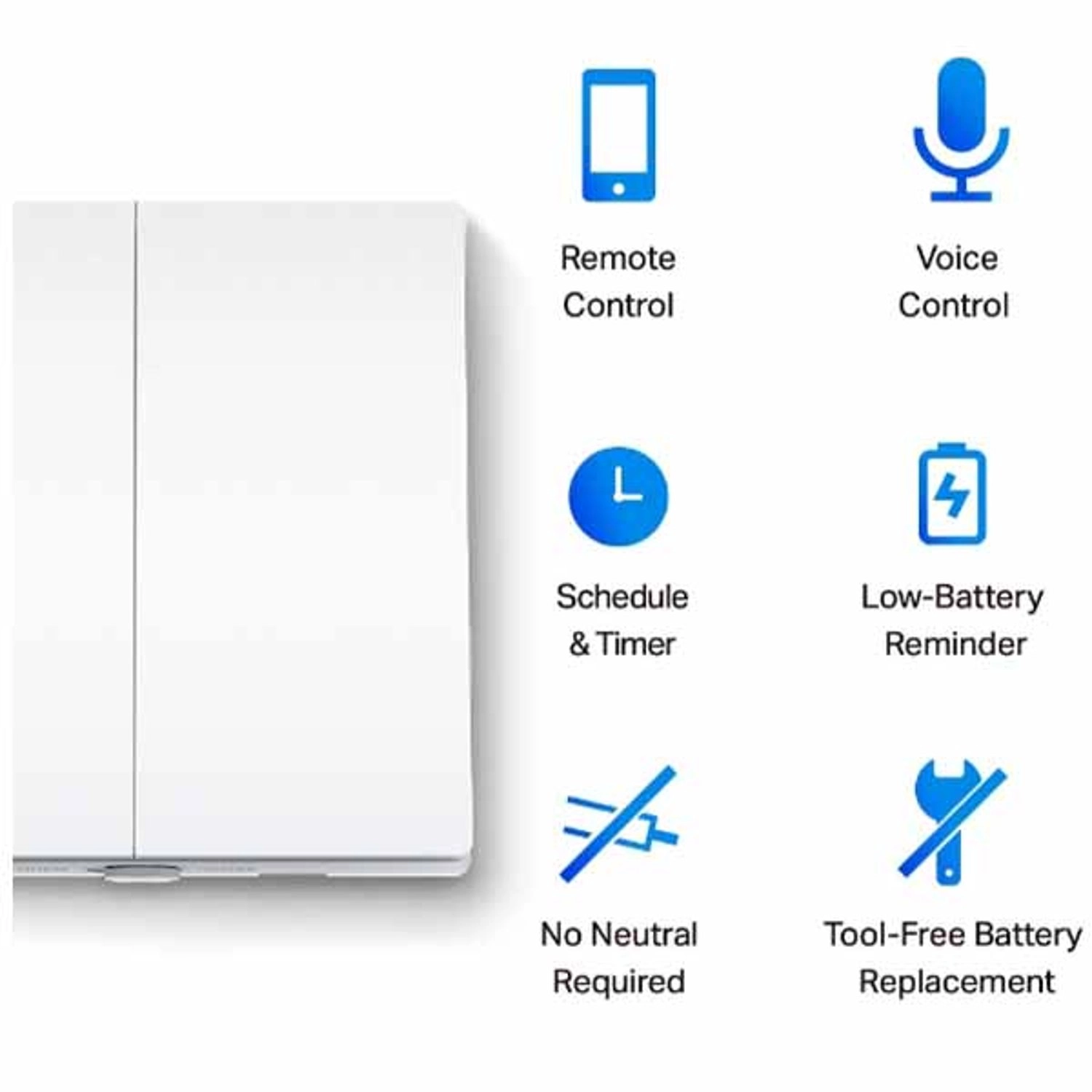 Tapo S220 - 2-Gang 1-Way