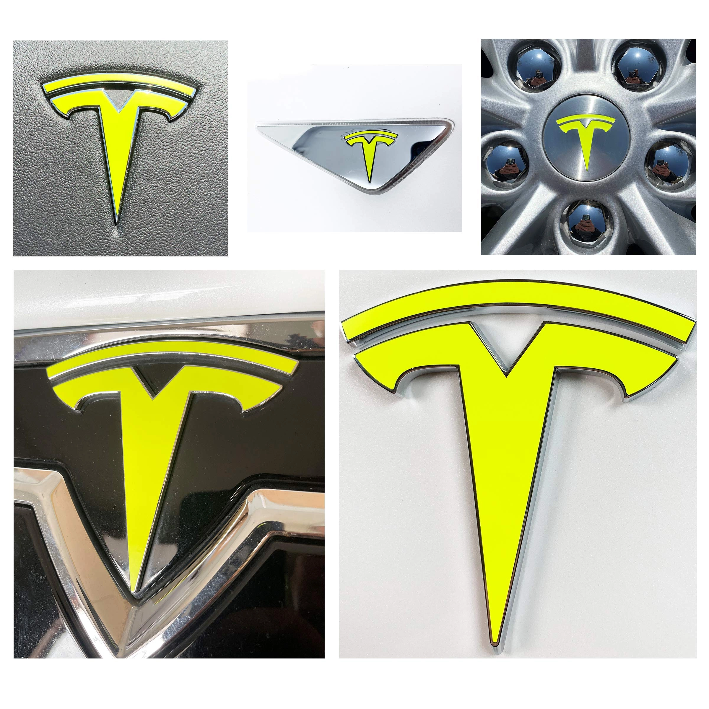 custom cut graphics Decal Overlay Stickers - Tesla Model S 2/2012 to 3/2016 Nosecone