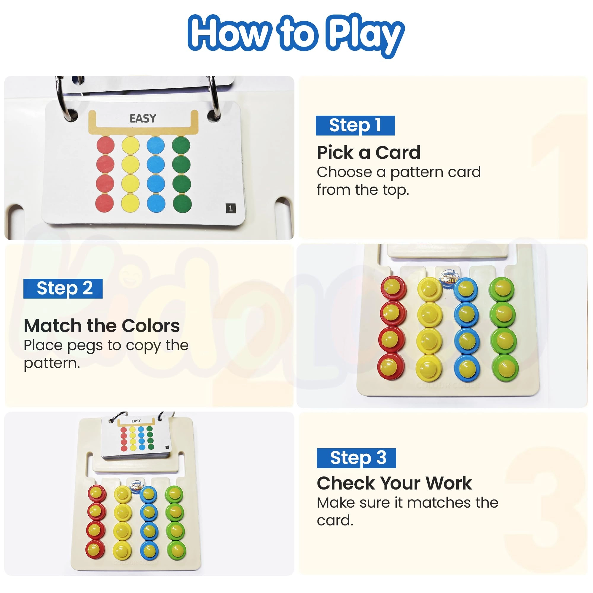 Montessori Slide Puzzle - 4-8 Years
