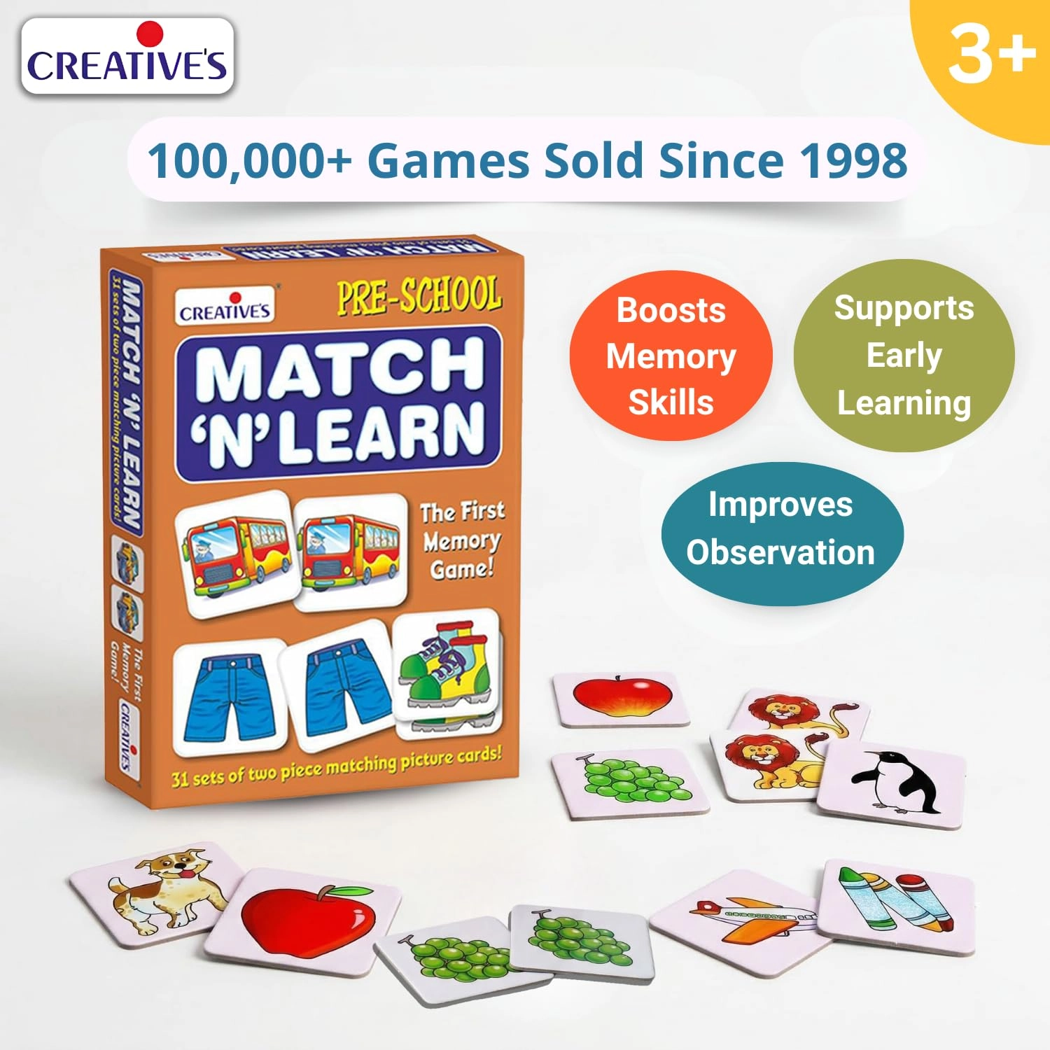 Match N Learn - 3+ 62 pieces