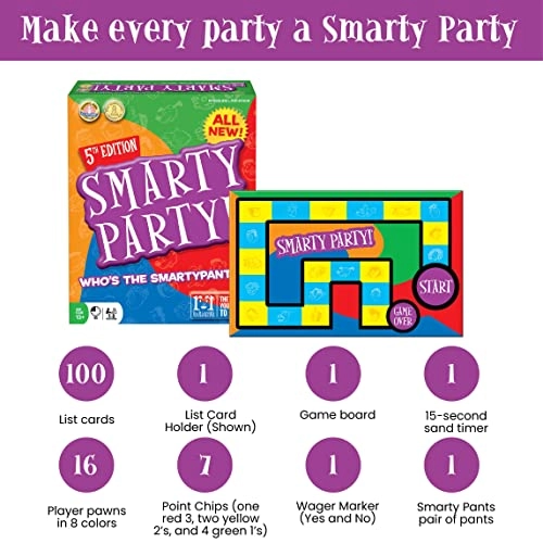 Smarty Party - 120 piece(s) 6 years and up English