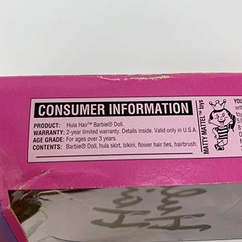 Barbie Hula Hair - Pink & Gold Ages 15+