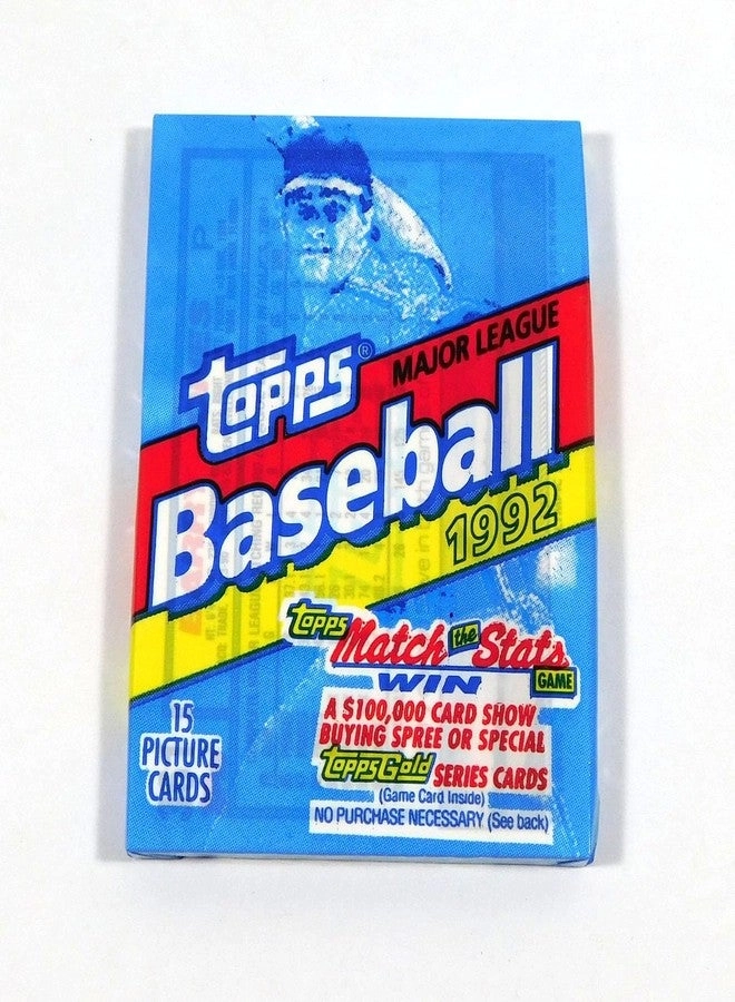 1992 Baseball Card Wax Pack - 15pcs