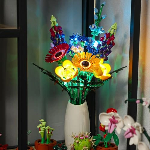 Led Light Kit for Lego-10313 Wildflow Bouquet