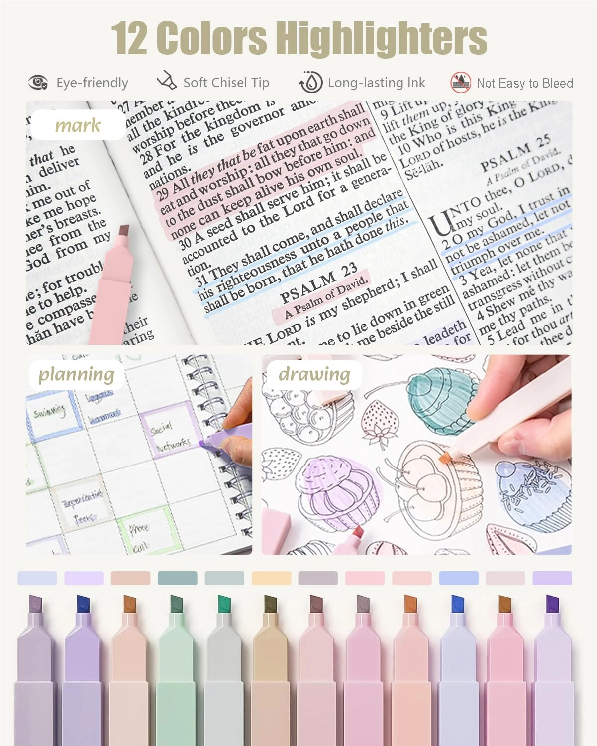 Aesthetic School Supplies - 39.0 Count 0.5mm, 0.7mm, 0.9mm Millimeters