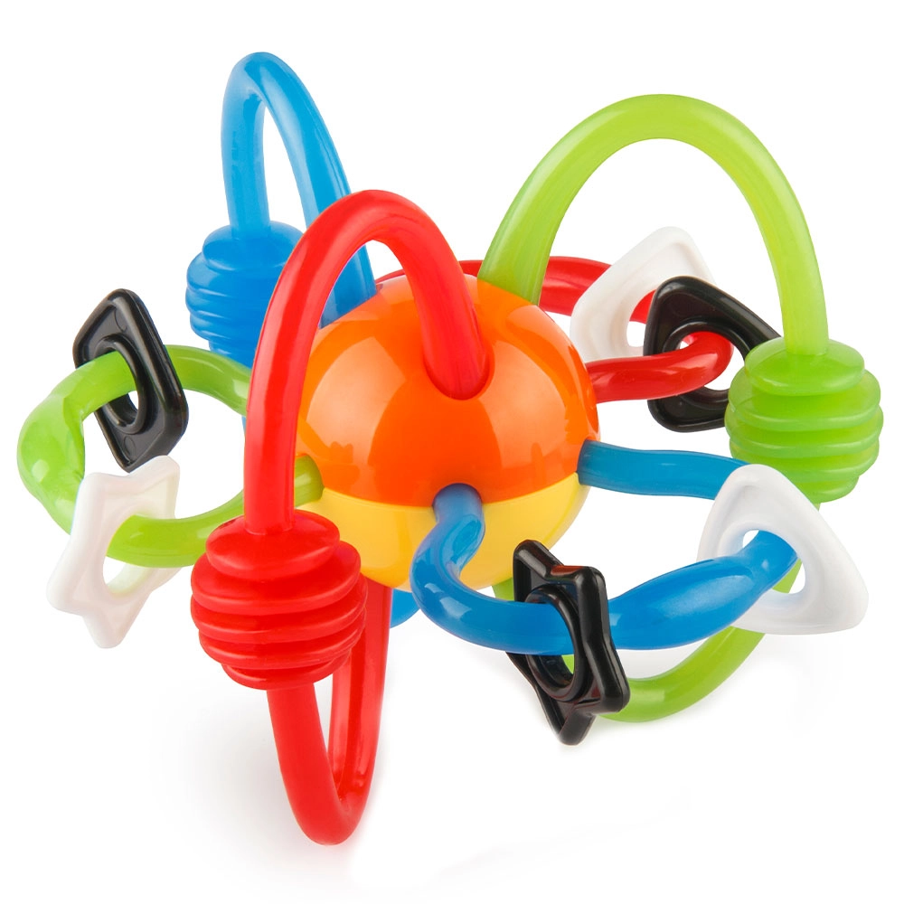 Infantino Rattle & Teether Bendy Tubes - Suitable for newborns and above