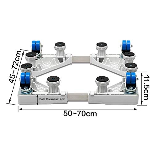Movable Washing Machine Stand - Telescopic Adjustable 8 Feet and 4 Wheels