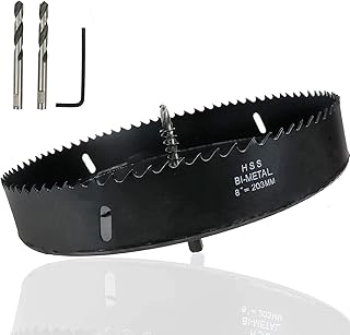 Rannb Hole Saw - 8-inch Wood Plastic Drywall Thin Metal
