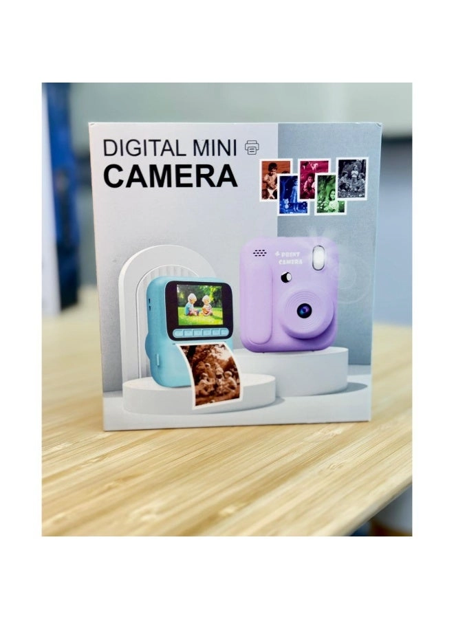 Digital Mini Print Camera - Instant Photo Printing Vivid Digital Display