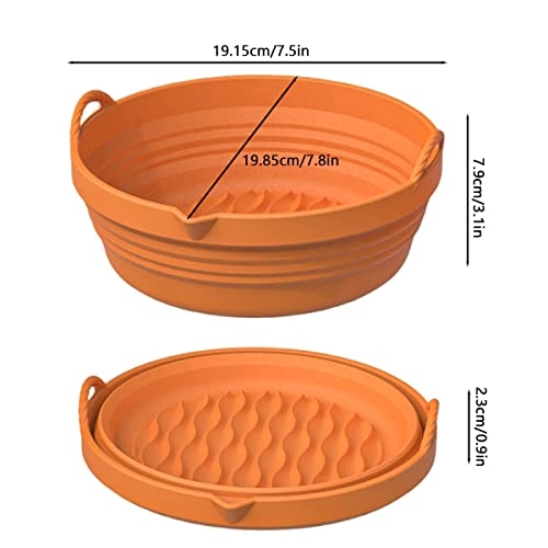 Air Fryer Silicone Pot - silicone 2 Pcs