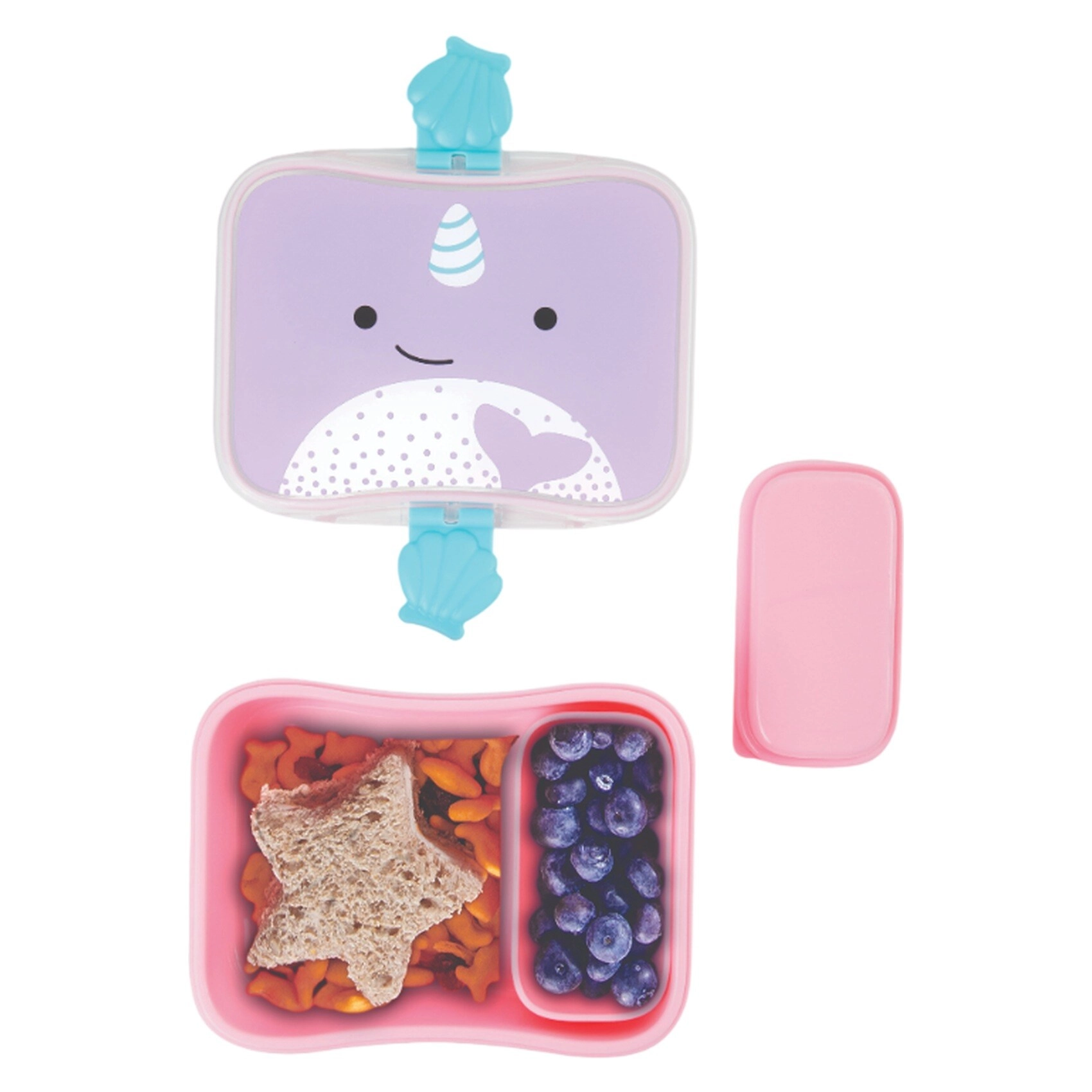 Lunch Box + Water Bottle - Narwhal