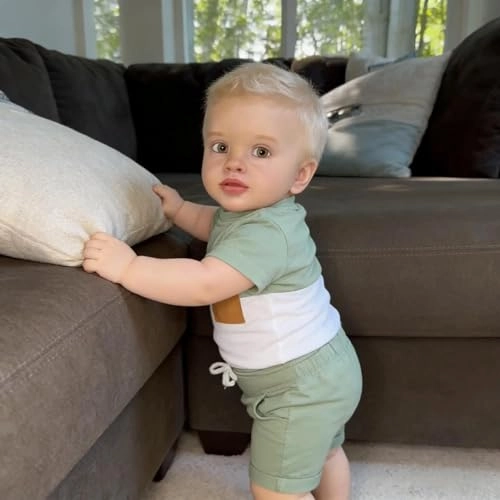 Pippa Reborn Baby Doll - 26 inch Cotton Vinyl Hand-rooted Curly Hair Ages 3+