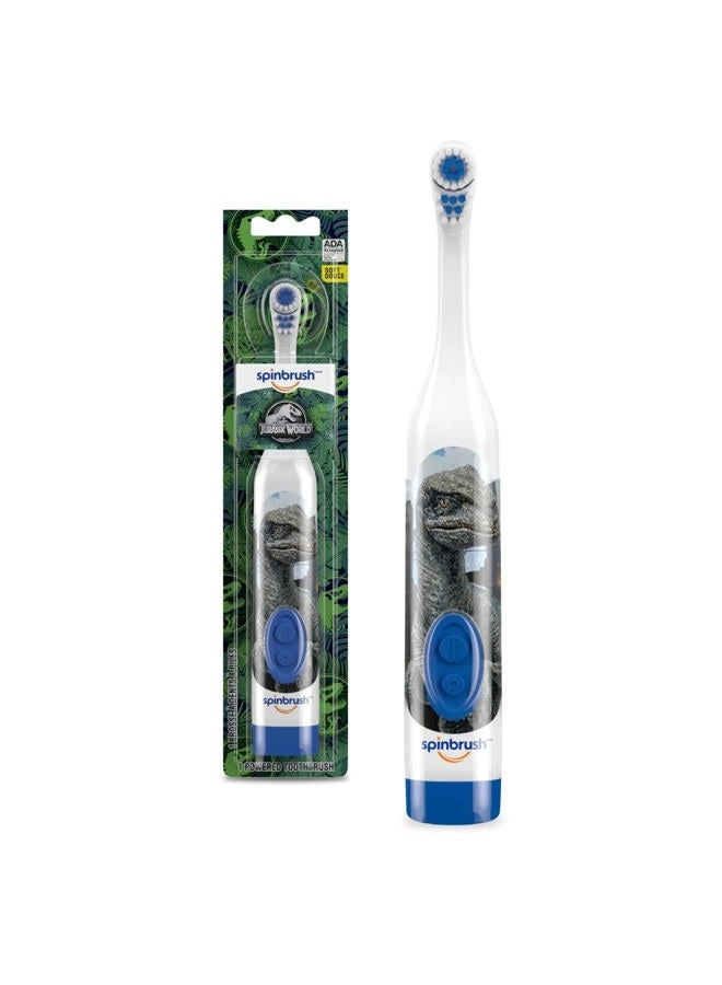 Spinbrush Battery Powered Electric Toothbrush - Jurassic World 1 AA Battery Soft Head Bristles