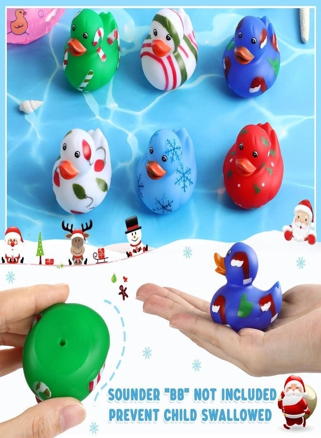 Rubber Ducks - 24 Pieces Christmas Mini
