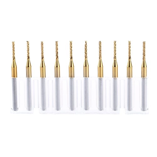 Hyuduo Carbide CNC End Mill - 1/16 3.175mm 10pcs