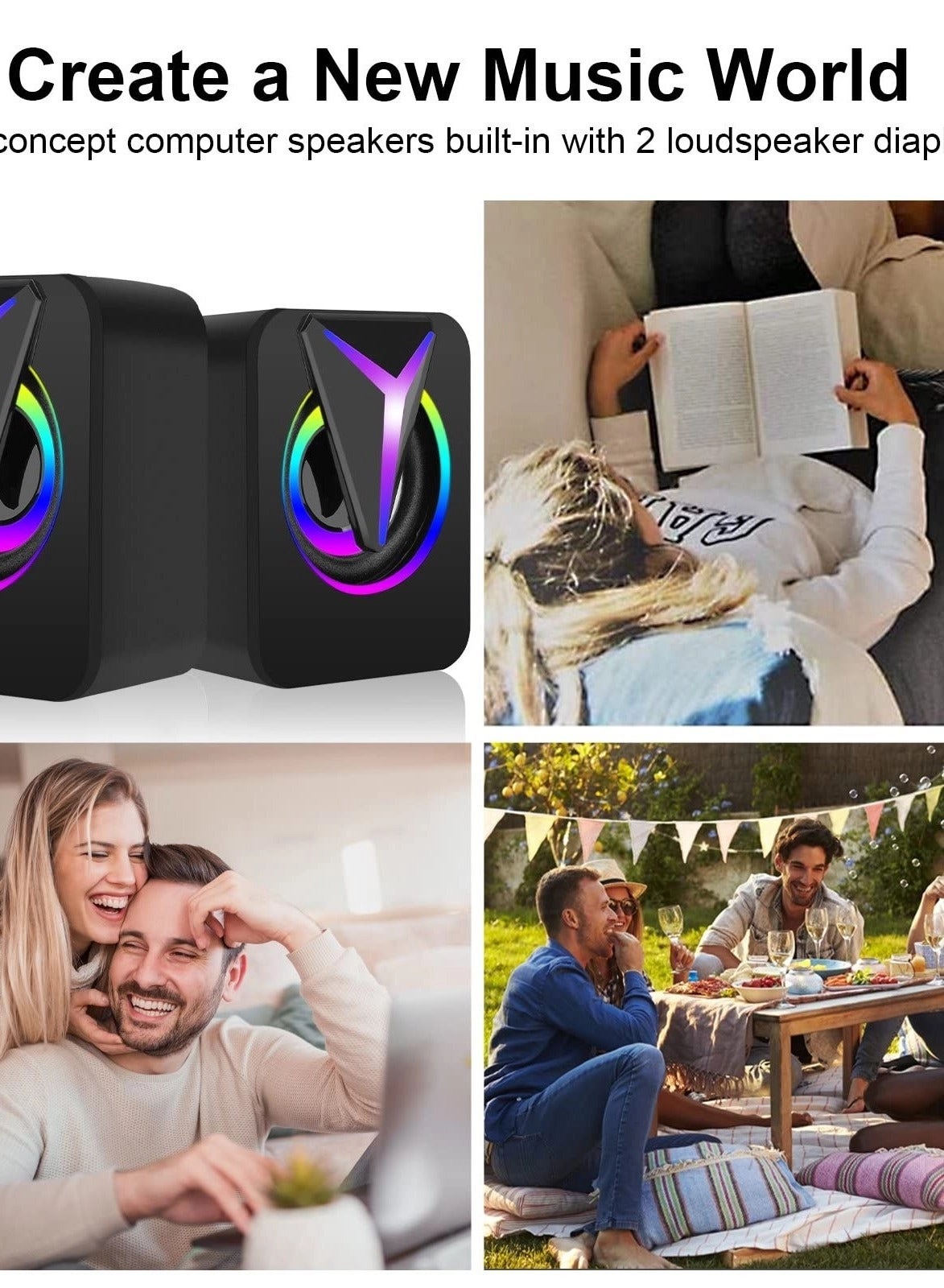 Atrasee - 2.0 RGB USB Powered