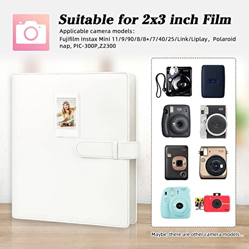 2x3" 640 Pockets Leather Photo Album