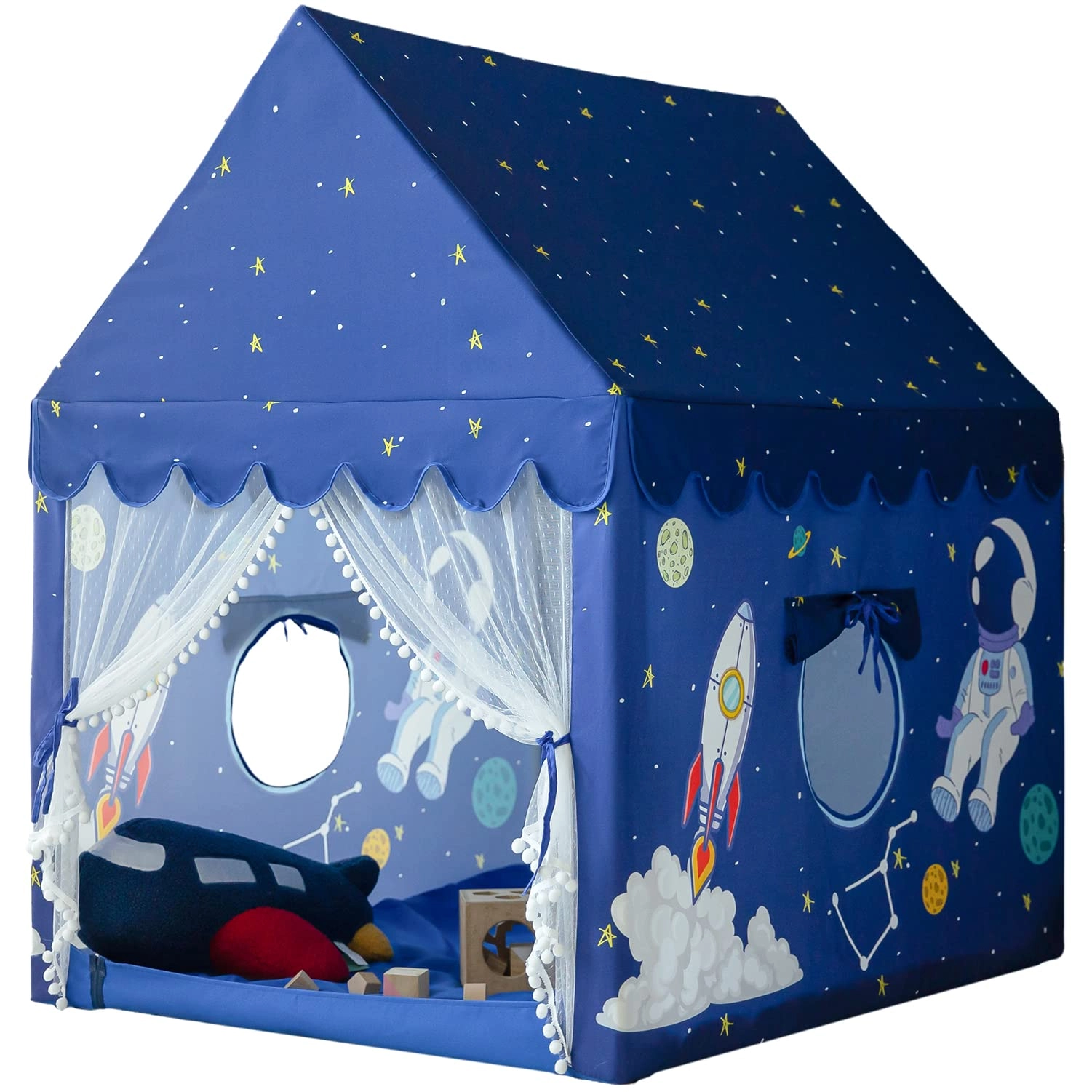 Sherilyn SPT-1 - 47" L x 40" W x 52" H Blue