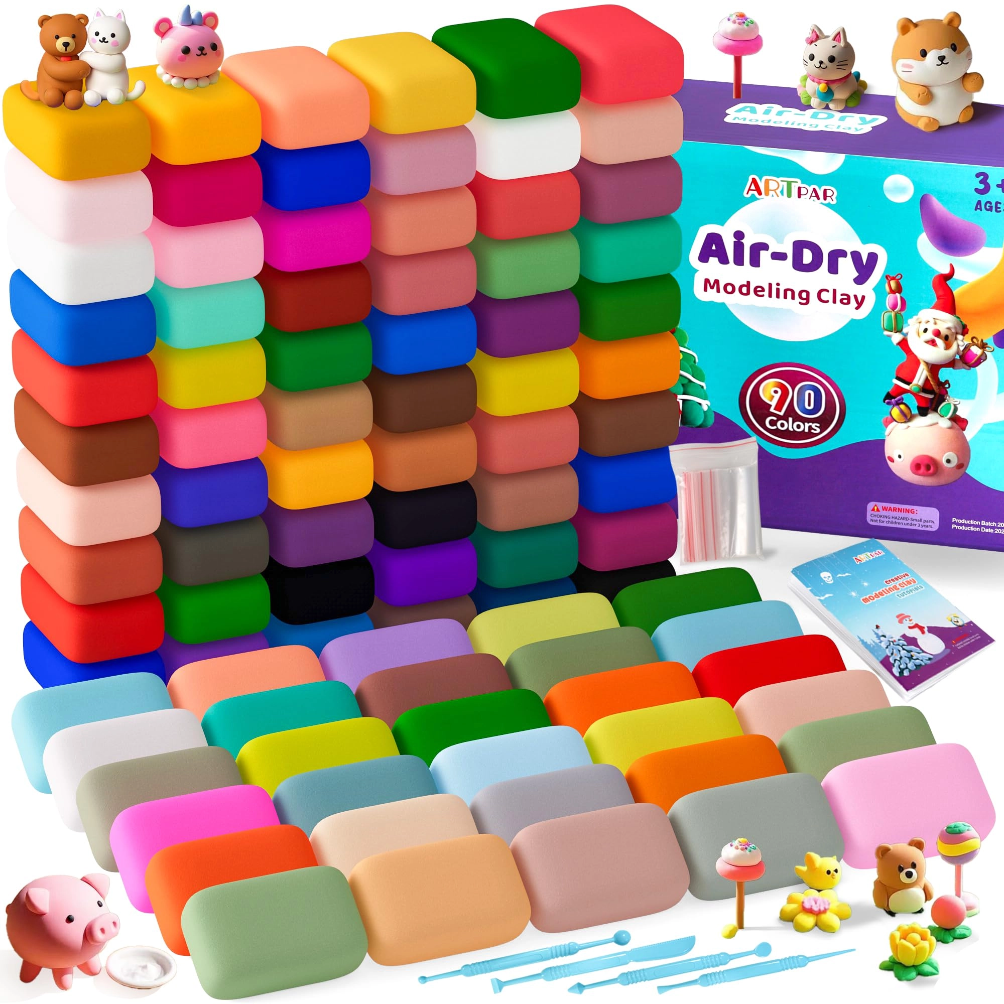 ARTPAR Air Dry Clay 93 pcs.