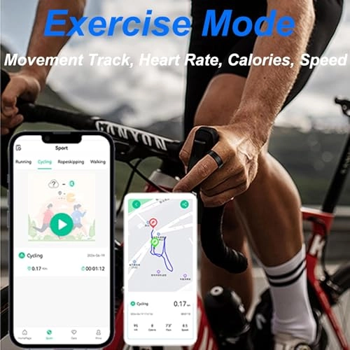 Smart Ring - Heart Rate Monitor Sleep Tracker Blood Pressure