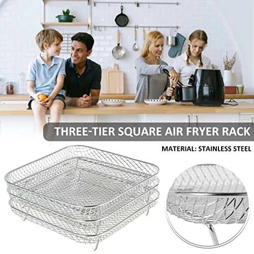 Air Fryer Mesh Rack - Stainless Steel 3 piece(s)