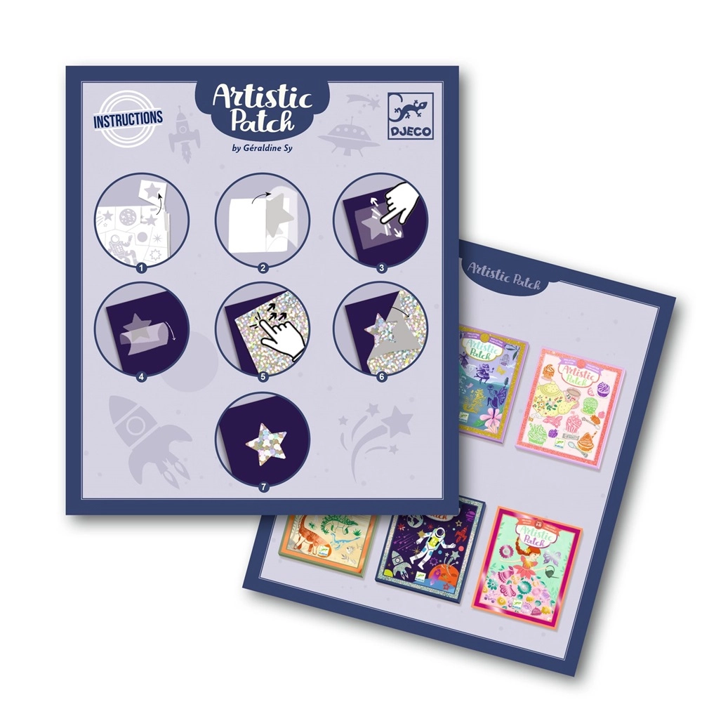 Artistic Patch Craft Kit - Cosmos 12 pieces