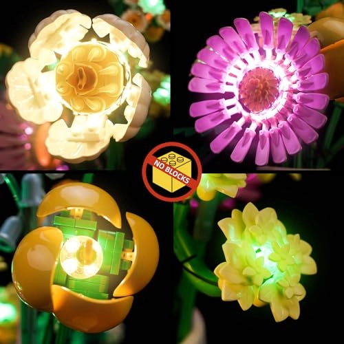 Light Kit for LEGO Petite Sunny Bouquet 10347 - Copper Line