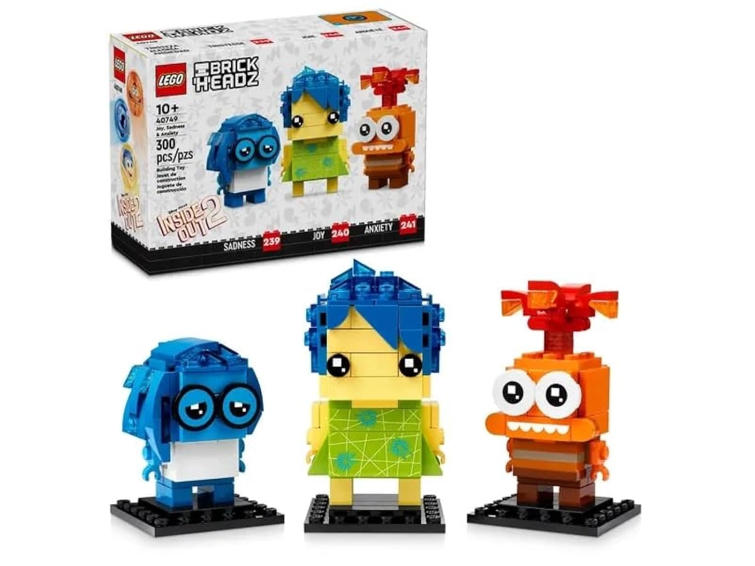 LEGO BrickHeadz Joy, Sorrow and Doubt - Inside Out Disney Pixar