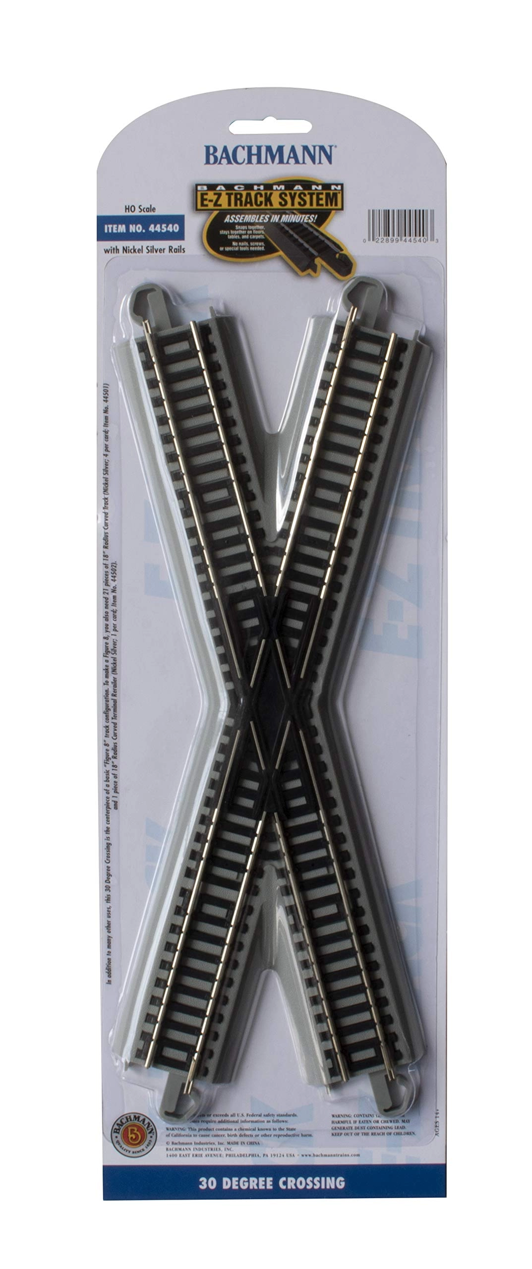 SnapFit EZ TRACK 30 DEGREE CROSSING - HO Scale