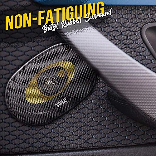 3-Way Universal Car Stereo Speakers - 4" x 6"