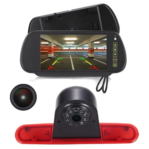 Third Roof Top Mount Brake Lamp Light Rear View Backup Camera - Night vision Wireless 628 x 586
