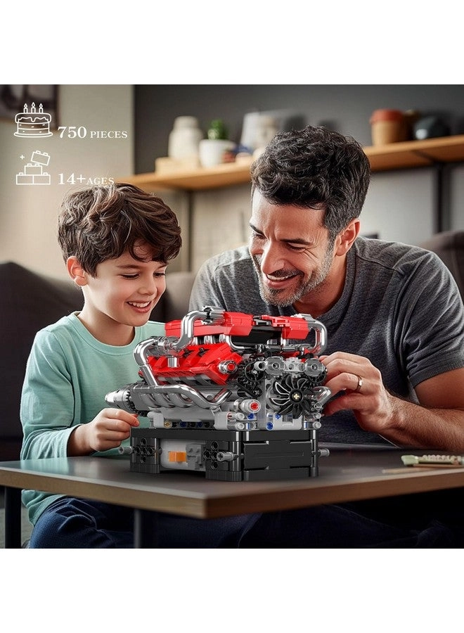 10204 - V8 motor Motor Engine Model Kit