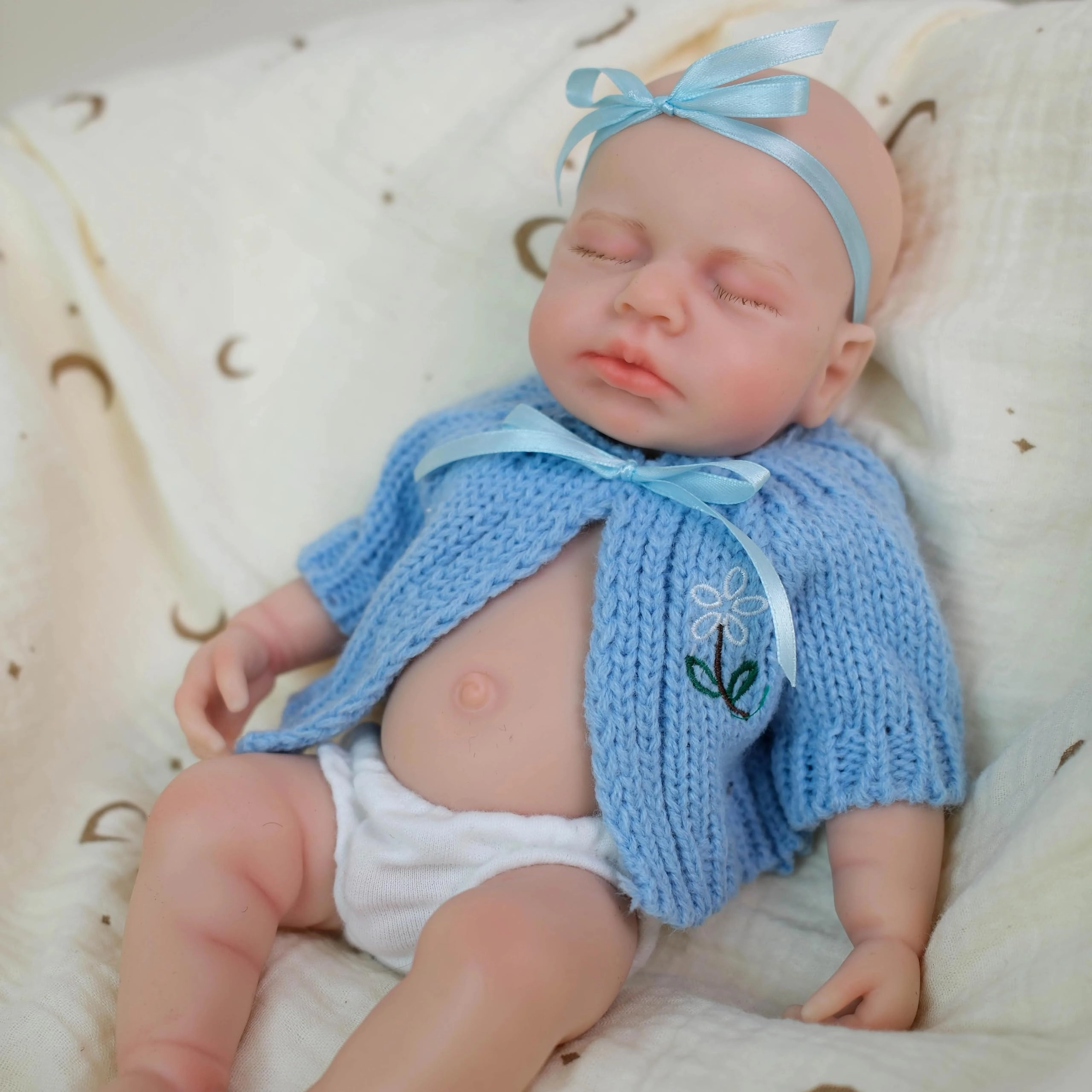 Reborn Baby Doll - 12 inch Vinyl Girl Ages 3+