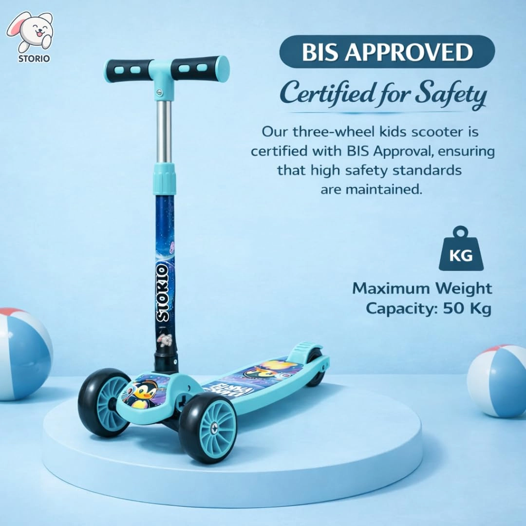 Scooty - 3-Wheel Foldable Adjustable Handle
