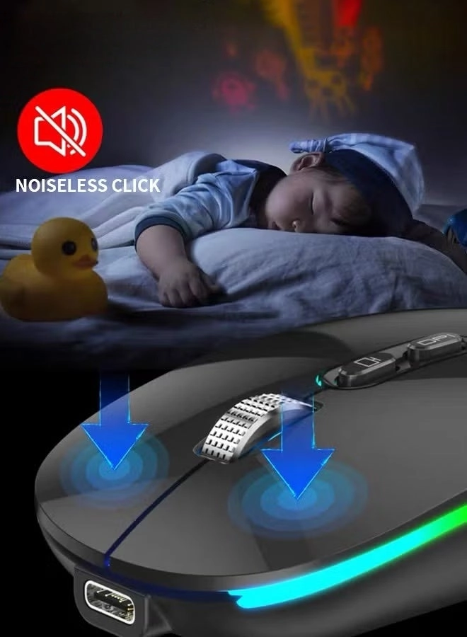 Rechargeable Wireless Bluetooth Mouse - Wireless