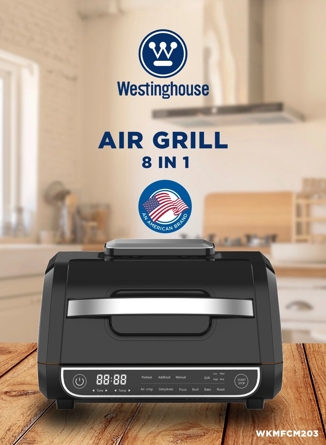 Air Grill 8-in-1 - 1700 W Digital Display