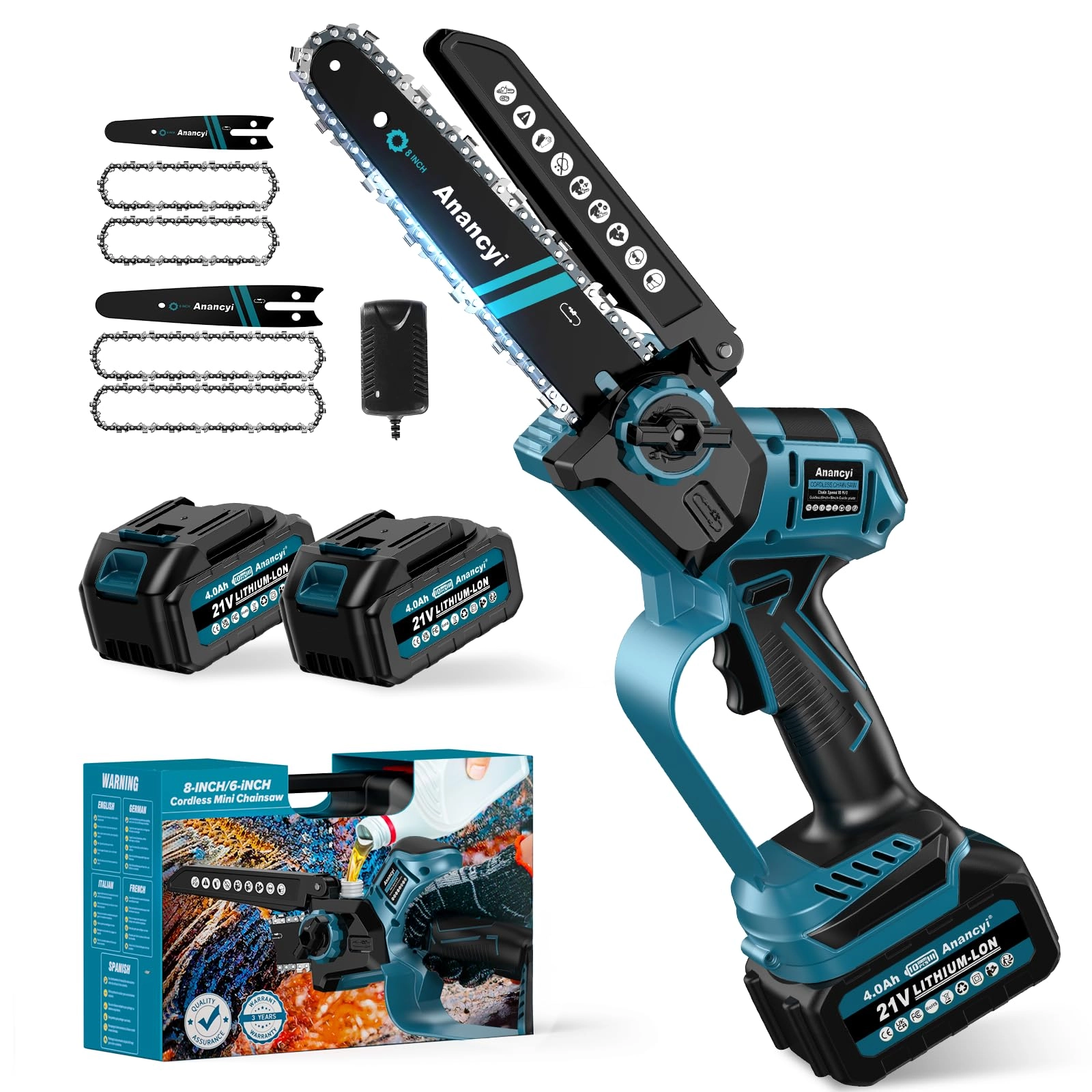 ShangHaiQianJueMaoYiYouXianGongSi Mini Chainsaw - 900 W