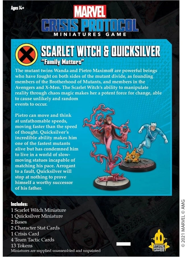 Marvel: Crisis Protocol - Scarlet Witch And Quicksilver
