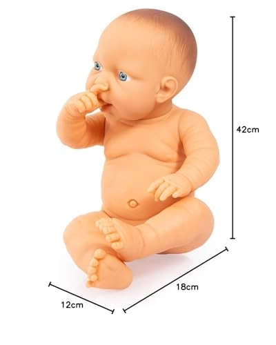 Newborn Doll - 42 cm Plastic Girl Ages 2+