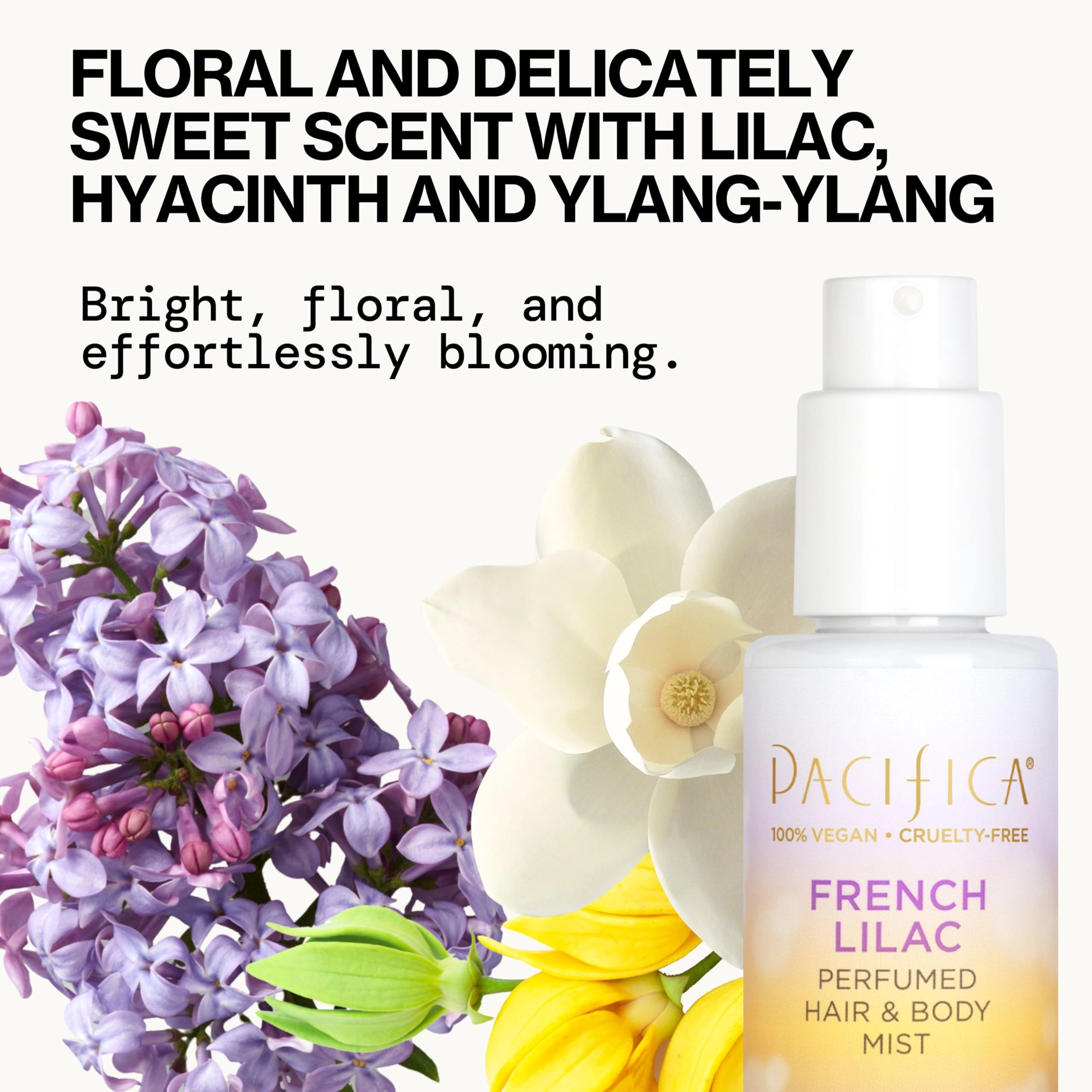 Perfumed Hair & Body Mist - 177 Milliliters French Lilac