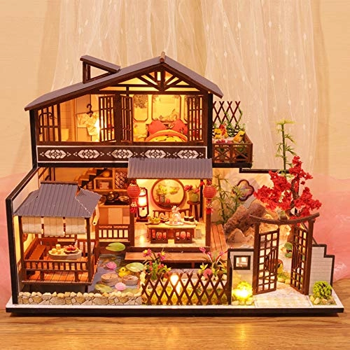 DIY Dollhouse Miniature Kit - Wood 29 x 20.7 x 22.5 cm