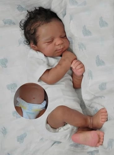 Reborn Baby Doll - 18 Inches 48 cm Silicone Baby Boy Ages 3+