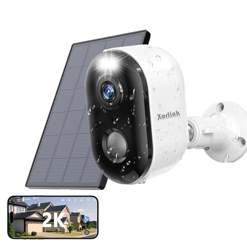 Outdoor Solar Security Camera 2K
