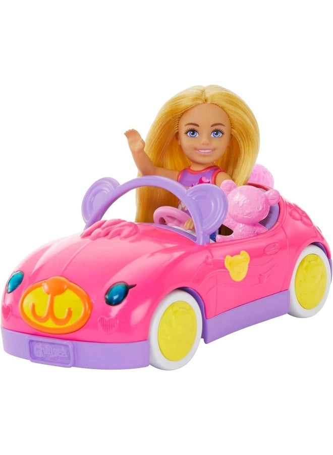 Chelsea Doll & Bear Vehicle Playset - Ages 3+