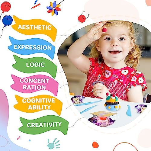 Air Dry Clay Kit 102 pcs.