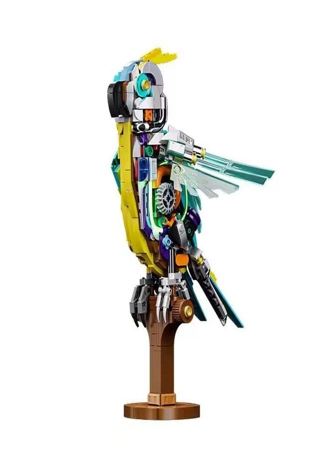 Toynagar Parrot Machinery Block MOC - Parrot 688 pcs