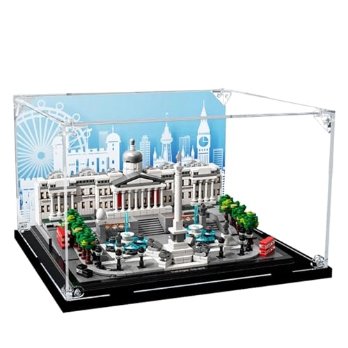 Acrylic Dustproof Case for Lego 21045 Architecture Model - 27 x 24 x 16 cm
