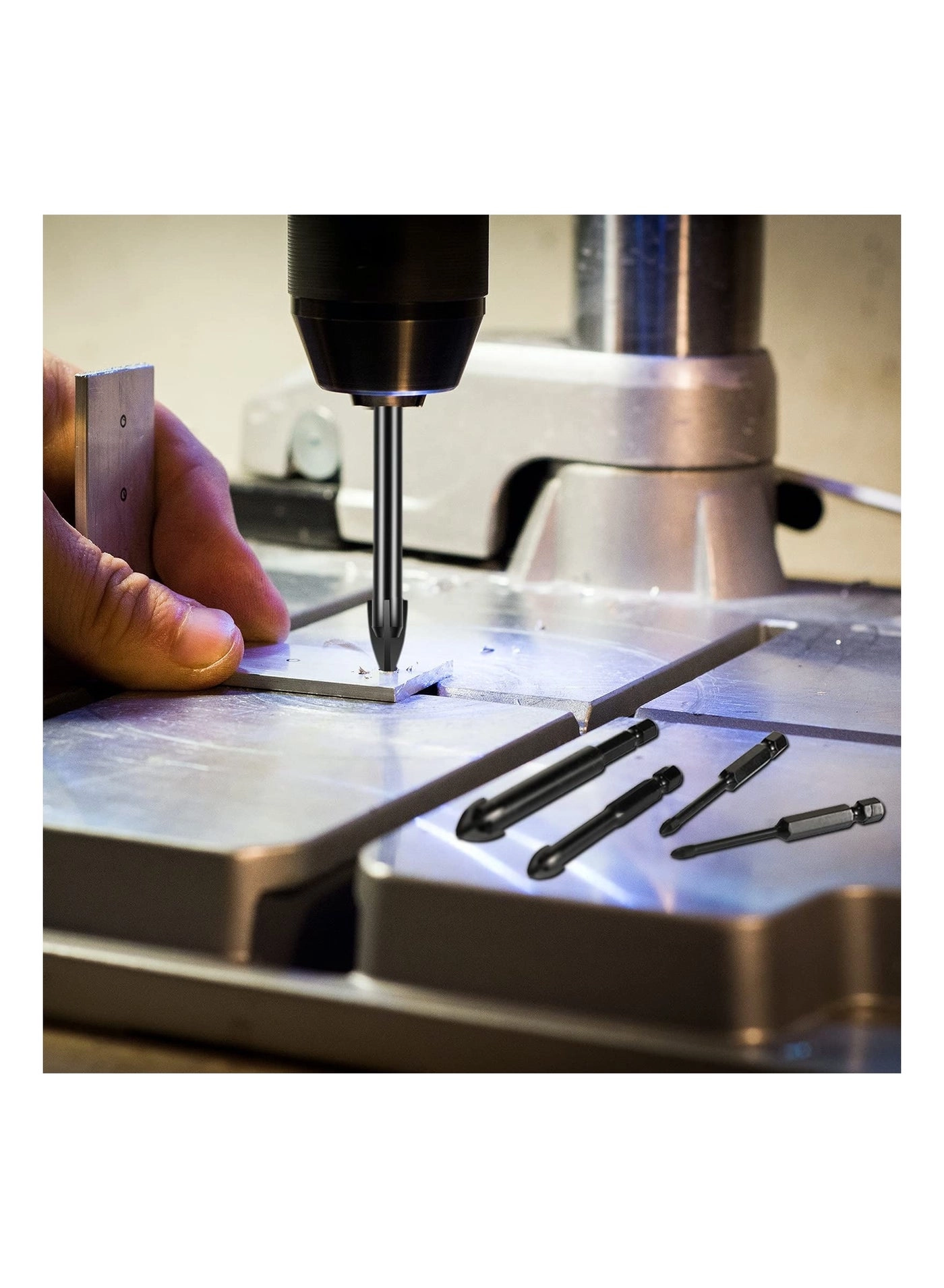 Drill Bit Set - Tungsten Carbide 12PCS 3-12Mm