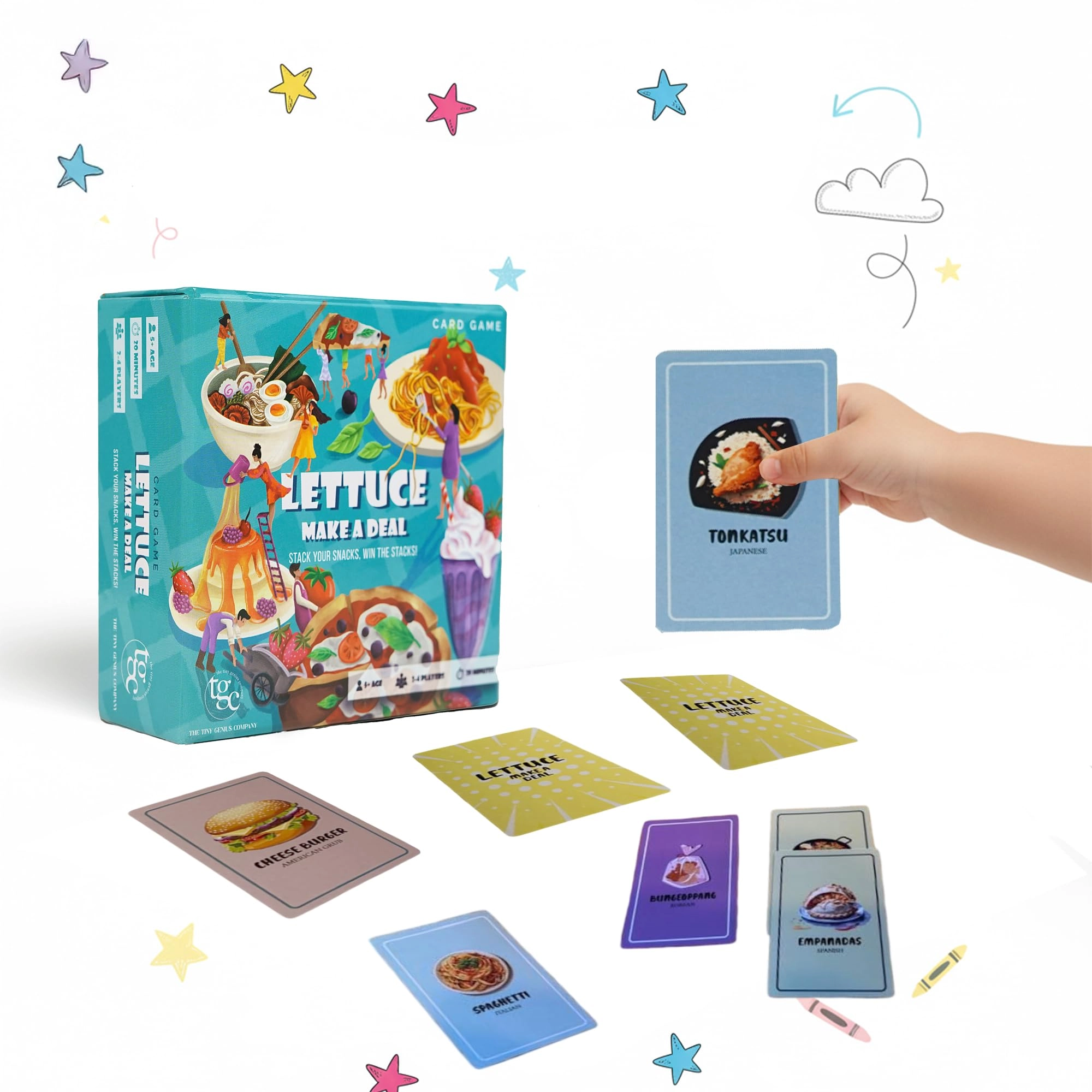 THE TINY GENIUS COMPANY Lettuce Make a Deal - Card Game