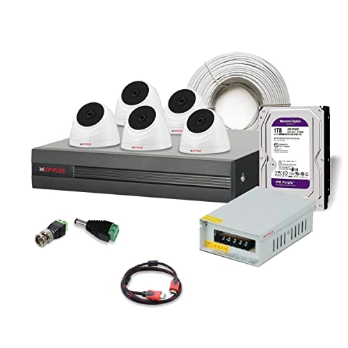 HD DVR - 8 channels + Outdoor Camera - 2.4 MP + Indoor Camera - 2.4 MP + Hard Disk - 1000 gigabyte